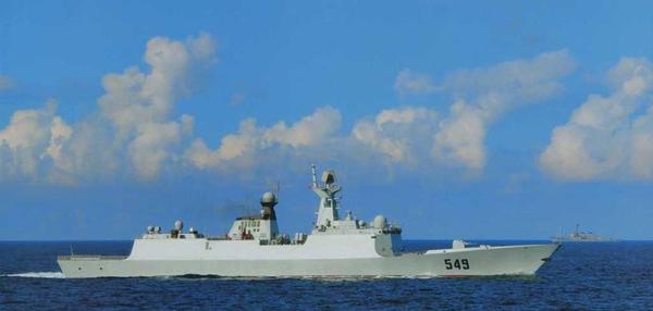 中國護衛(wèi)艦釣魚島