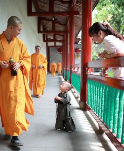 西禪寺小和尚是個(gè)萌娃 小和尚只有1歲多