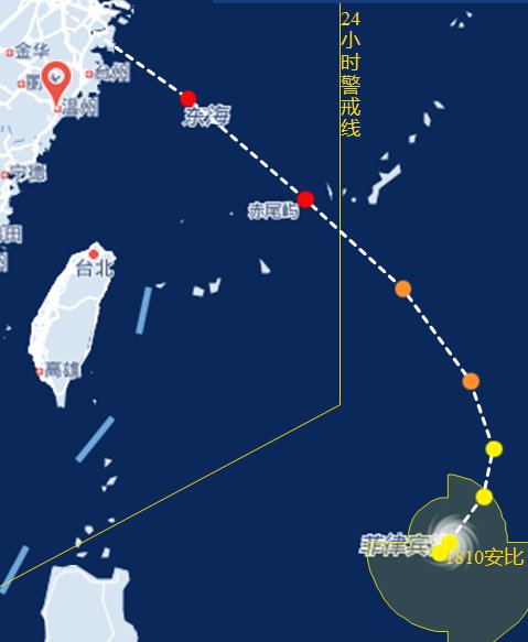 臺(tái)風(fēng)安比路徑圖