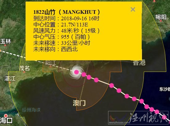 臺風(fēng)山竹最新消息